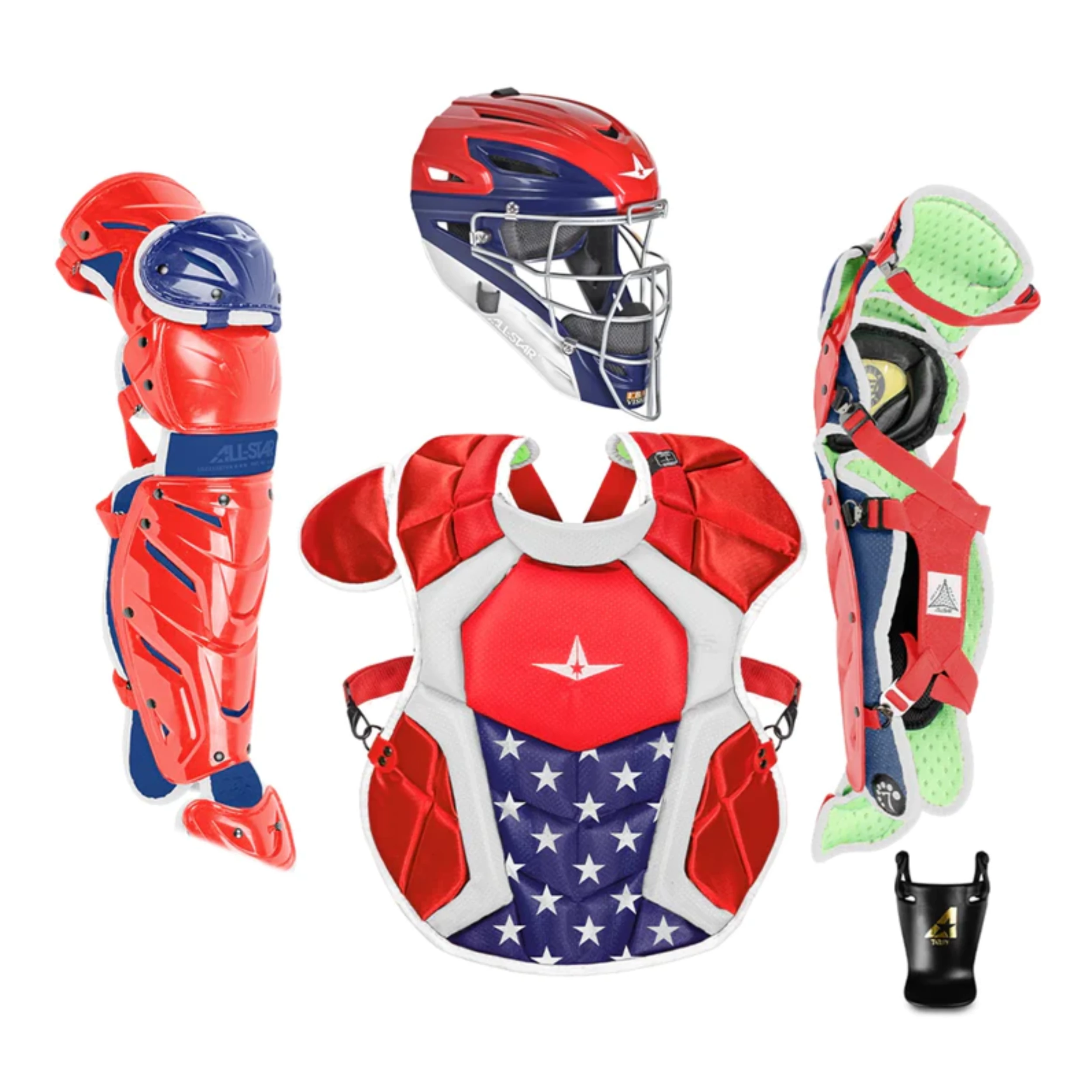 All-Star S7 AXIS Pro Catcher's Complete Set (USA) - NOCSAE Certified - Youth (Ages 9-12) 3 All-Star S7 AXIS Pro Catcher's Complete Set (USA) - NOCSAE Certified - Youth (Ages 9-12)