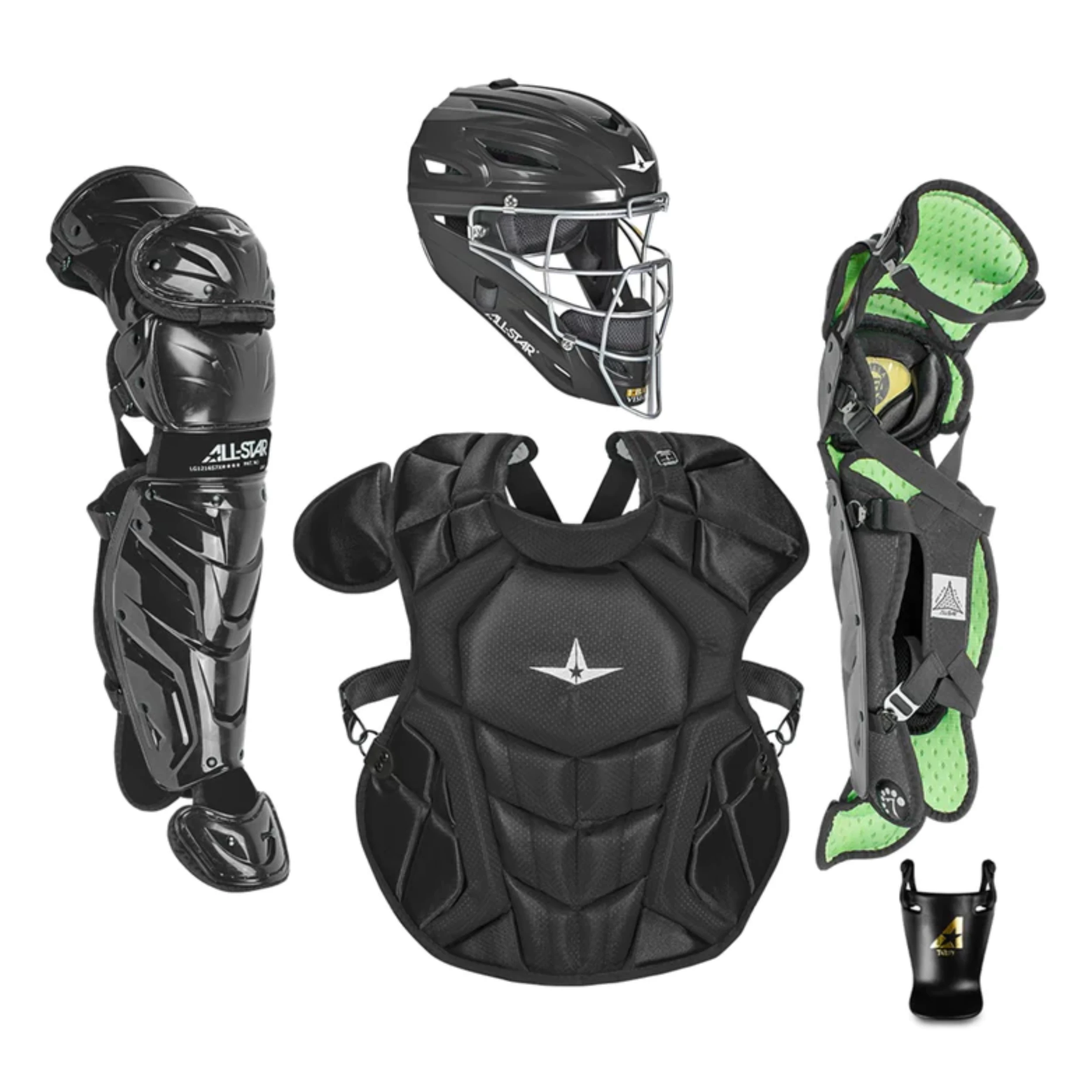 All-Star S7 Axis Pro Catcher's Complete Set - Solid Colors - NOCSAE Certified - Youth (Ages 9-12) 3 All-Star S7 Axis Pro Catcher's Complete Set - Solid Colors - NOCSAE Certified - Youth (Ages 9-12)
