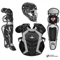 All-Star S7 Pro Catcher's Complete Set - NOCSAE Certified - Adult (Ages 16+) 17 All-Star S7 Pro Catcher's Complete Set - NOCSAE Certified - Adult (Ages 16+) -Baseball Glove Sales Shop CKCCPRO1 BK