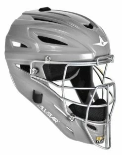 All-Star MVP2500 Solid Molded Catcher's Helmet -Baseball Glove Sales Shop MVP2500SV