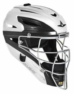All-Star MVP2500 White Two Tone Catcher's Helmet