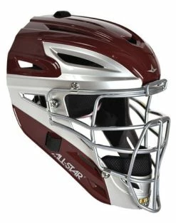 All-Star MVP4000 Series - Two Tone -Baseball Glove Sales Shop MVP4000TT S7 Adult Catchers Helmet Maroon