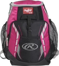 Rawlings R400 Youth Players Backpack -Baseball Glove Sales Shop R400 PINK 1