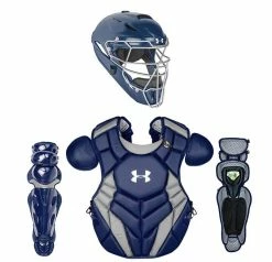 Under Armour Junior Pro 4 Series - Complete Set (Ages 9-12) -Baseball Glove Sales Shop UACKCC4 JRP NAVY