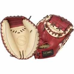 Under Armour Genuine Pro 34.00" Catcher's Mitt -Baseball Glove Sales Shop UAFGGP CM BlackCherry