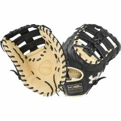 Under Armour Genuine Pro 13.00" First Base Mitt -Baseball Glove Sales Shop UAFGGP FB BlackCream