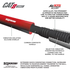 Marucci CAT 8 Connect -3 (BBCOR) Adult Bat -Baseball Glove Sales Shop cat8 connect sdx ext 00879.1526922424